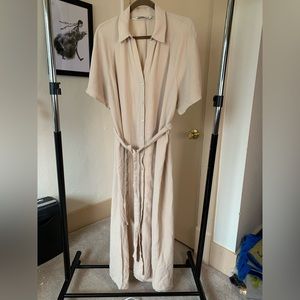 Beige Neutral Zara Dress